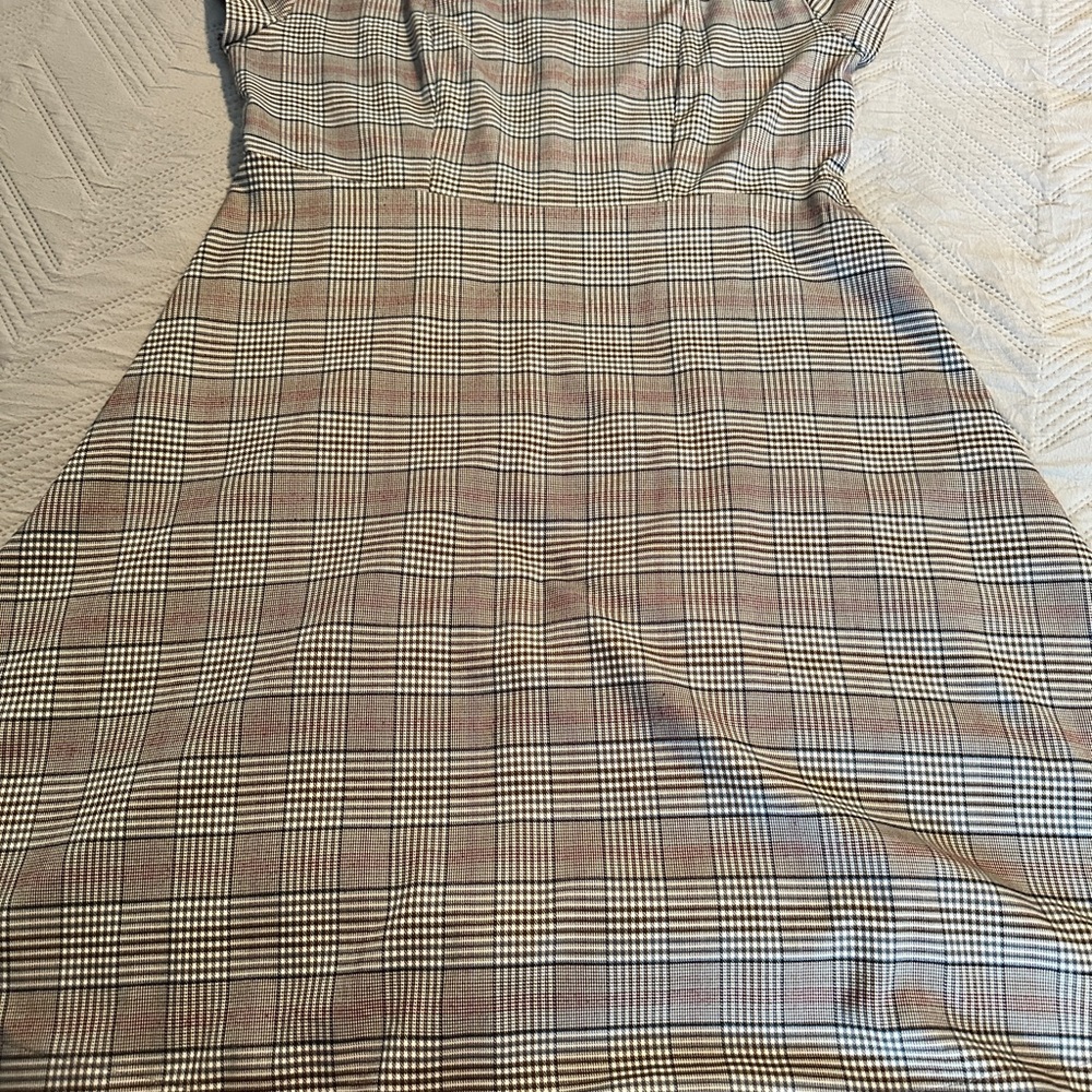 Plaid Sleeveless Dress